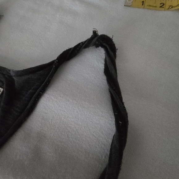 NWT Free People Lo Lo Washed Black Boho Coastal Vacation Swing Tank Oversized S - Picture 12 of 14